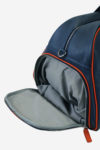 Advanced Sport Bag inner down pocket cotton and waterproof leather made in italy